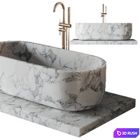 Designo Marble Freestanding Stone Bath 1780