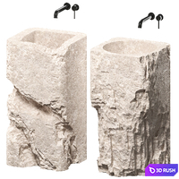 Stone wash basin set6