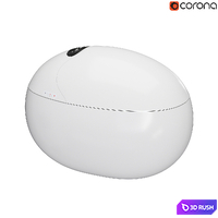 Modern White Egg-Shaped Smart Toilet