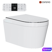 Modern Smart One-Piece Wall-Mounted Elongated Automatic Toilet