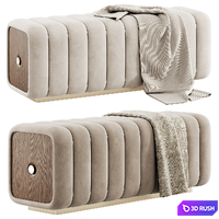Bench and pouf Minelli by Essential