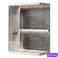 Shower set with Fantini Nostromo 01