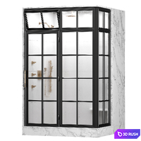 Amuneal's Frankford Steel and Glass Shower