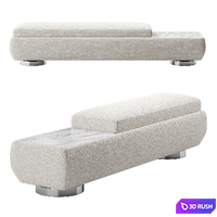 Supermoon Bench by Minotti