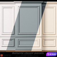 Wall molding 10. Boiserie classic panels