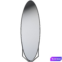 Oval mirror Psyche Koban La Redoute