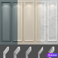 Wall molding 18. Boiserie classic panels