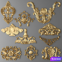 Set stucco decoration