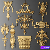 Set stucco decoration