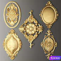 Set stucco decoration