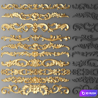 Set stucco decoration