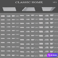Ceiling cornices Classic Home (vol3)