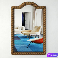 Rectangle Rope Wall Mirror