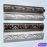 Set stucco moldings
