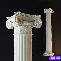 The Ionic column capital