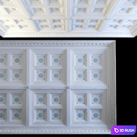 Coffered ceiling