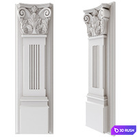 Pilaster carved