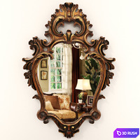 Giltwood mirror frame