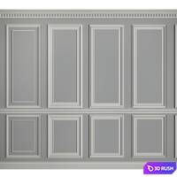 Moldings on the walls