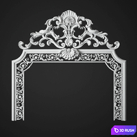 Molding with stucco decoration 2