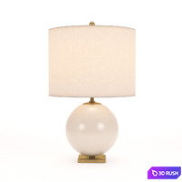 Kate Spade New York Casual Elsie Table Lamp In Blush Painted Glass