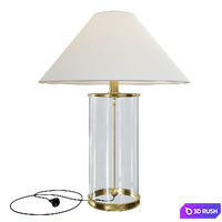 Ralph Lauren Home Modern table lamp in natural brass