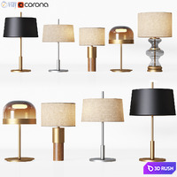 5 Table Lamps Set 1