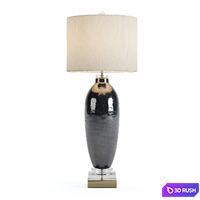 John Richard - Smoky Blue Slender Table Lamp