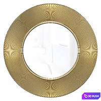 Round wall mirror in the frame "Arno"