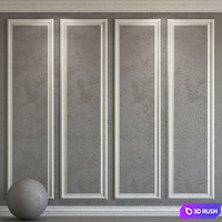 Decorative plaster with molding 201