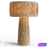 Everglades Natural Raffia Table Lamp