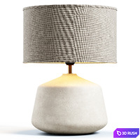 Zara Home - The ceramic and linen lamp