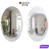 Mirrors ellipse by Jenny Nordberg
