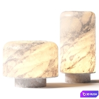 Studio Raw Material Foxfire Pair of Lamps