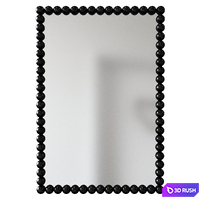 Uttermost Serna Satin Rectangular Wall Mirror