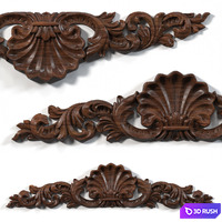 Horizontal carved decor 1601