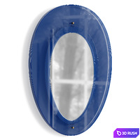 Ovoid Mirror by Max Ingrand for Fontana Arte