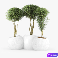LT CONCRETE PLANTER / ROUND / MODULAR / CONTEMPORARY ESFERA BY EMILIANA DESIGN