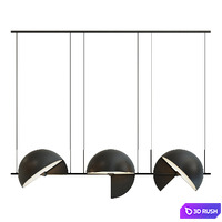 Pendant lamp Trapeze Triplette by Oblure