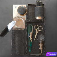 Office accessories. Leather