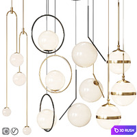 Four Pendant Lights scandinavian amazing set vol. 21