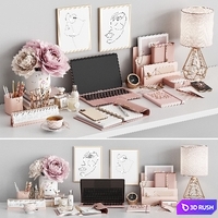 Workplace set WT 02 Rose