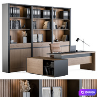 Office Furniture - Manager Set 09