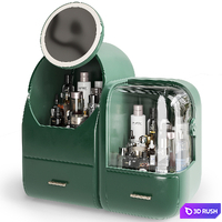 A set of cosmetics for a bathroom or dressing table