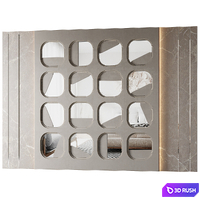 Mirror cells Wall panel
