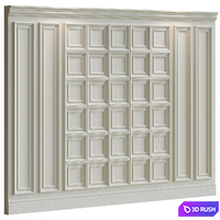 Decorative plaster with molding #042