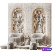 Pedicure area in the beauty salon