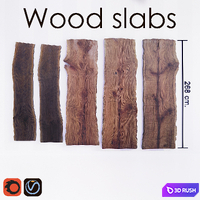 Wood slabs tables
