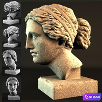 Aphrodite Head Sculpture