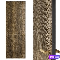 Concealed mounting interior door